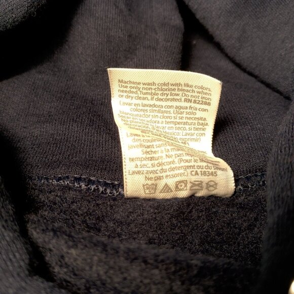 WVU Mountaineers Syracuse Pinstripe Bowl 2012 Hooded Sweatshirt L Pride Of WV - Picture 9 of 11